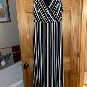 White House Black Market Striped Maxi Dress